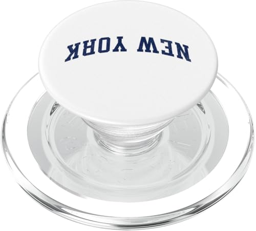 Umgedrehter Stadtname New York PopSockets PopGrip für MagSafe Umgedrehter Stadtname New York PopSockets PopGrip für MagSafe von Upside Down Cities Graphics Collection