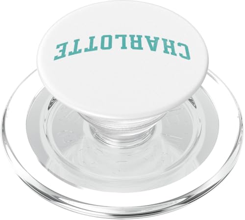 Upside Down Stadtname Charlotte PopSockets PopGrip für MagSafe Upside Down Stadtname Charlotte PopSockets PopGrip für MagSafe von Upside Down Cities Graphics Collection
