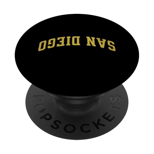 Upside Down Stadtname San Diego PopSockets Klebender PopGrip Upside Down Stadtname San Diego PopSockets Klebender PopGrip von Upside Down Cities Graphics Collection