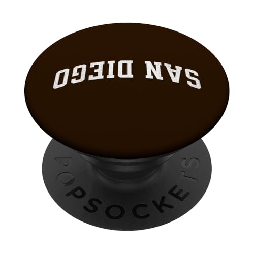Upside Down Stadtname San Diego PopSockets Klebender PopGrip Upside Down Stadtname San Diego PopSockets Klebender PopGrip von Upside Down Cities Graphics Collection
