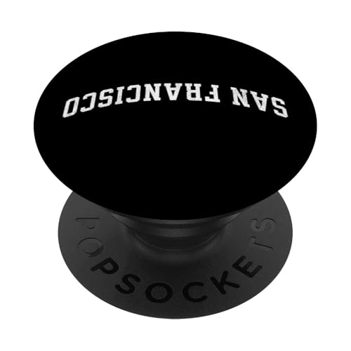 Upside Down Stadtname San Francisco PopSockets Klebender PopGrip Upside Down Stadtname San Francisco PopSockets Klebender PopGrip von Upside Down Cities Graphics Collection