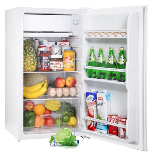 Upstreman 91L Kühlschrank mit Gefrierfach,Kleiner Kühlschrank mit Gemüsefach und Gefrierfach, Einstellbarem Thermostat, Mini-Kühlschrank für Wohnheim, Büro, Schlafzimmer, Weiß-BR321 Upstreman 91L Kühlschrank mit Gefrierfach,Kleiner Kühlschrank mit Gemüsefach und Gefrierfach, Einstellbarem Thermostat, Mini-Kühlschrank für Wohnheim, Büro, Schlafzimmer, Weiß-BR321 von Upstreman