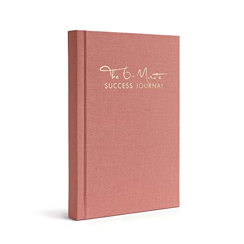 The 6-Minute Success Journal | Daily Planner, Organiser | Achieve Your Goals with more Motivation, Mindfulness & Focus | Premium Quality, A5, Undated (Antique Pink) von UrBestSelf