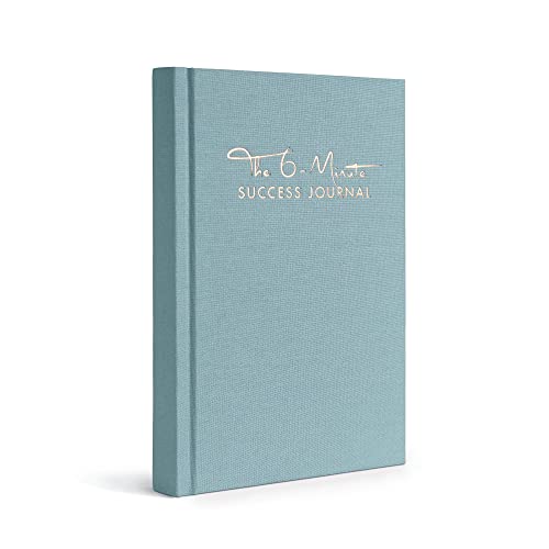 The 6-Minute Success Journal | Daily Planner, Organiser | Achieve Your Goals with more Motivation, Mindfulness & Focus | Premium Quality, A5, Undated (Sky Blue) von UrBestSelf
