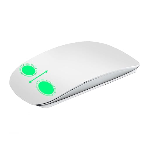 UrChoiceLtd® ProMe M-823 kalbellose Touch-Maus-Kombo 2,4 GHz 3 Tasten 1200 DPI ultradünne intelligente energiesparende optische Mäuse für Macbook-Laptop von UrChoiceLtd