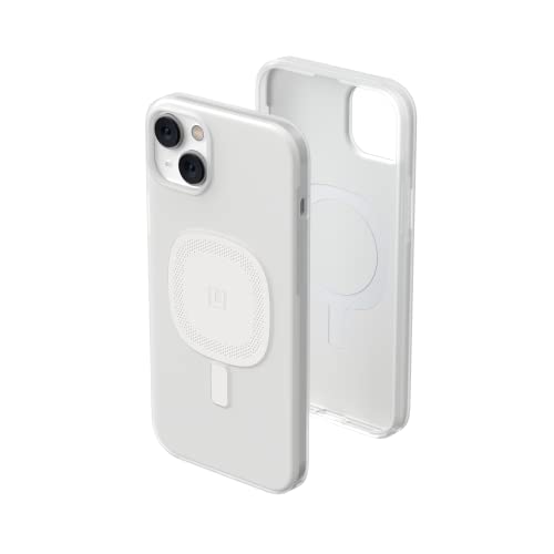 U by UAG [U] Lucent 2.0 Case kompatibel mit Apple iPhone 14 Plus Hülle [Halb-transparentes Case, 4,8m Fallschutz, Magnetring, Ultra Slim Bumper] - Marshmallow (transparent) von Urban Armor Gear