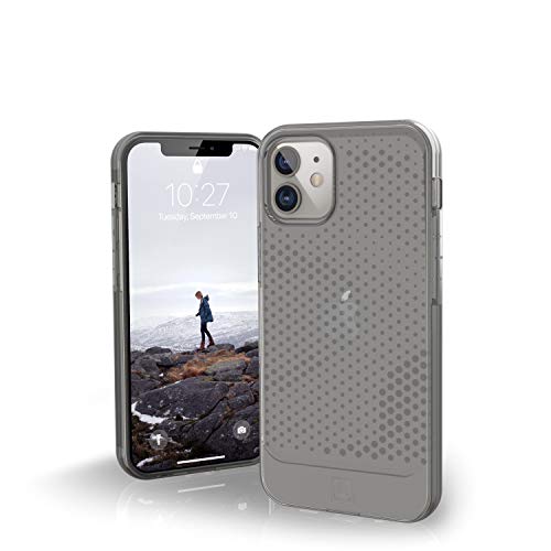 U by UAG [U] Lucent Hülle Apple iPhone 12 Mini (5,4" Zoll) Schutzhülle (Halb-transparentes Case, Wireless Charging kompatibel, Ultra Slim Bumper) - ash (grau transparent) von Urban Armor Gear