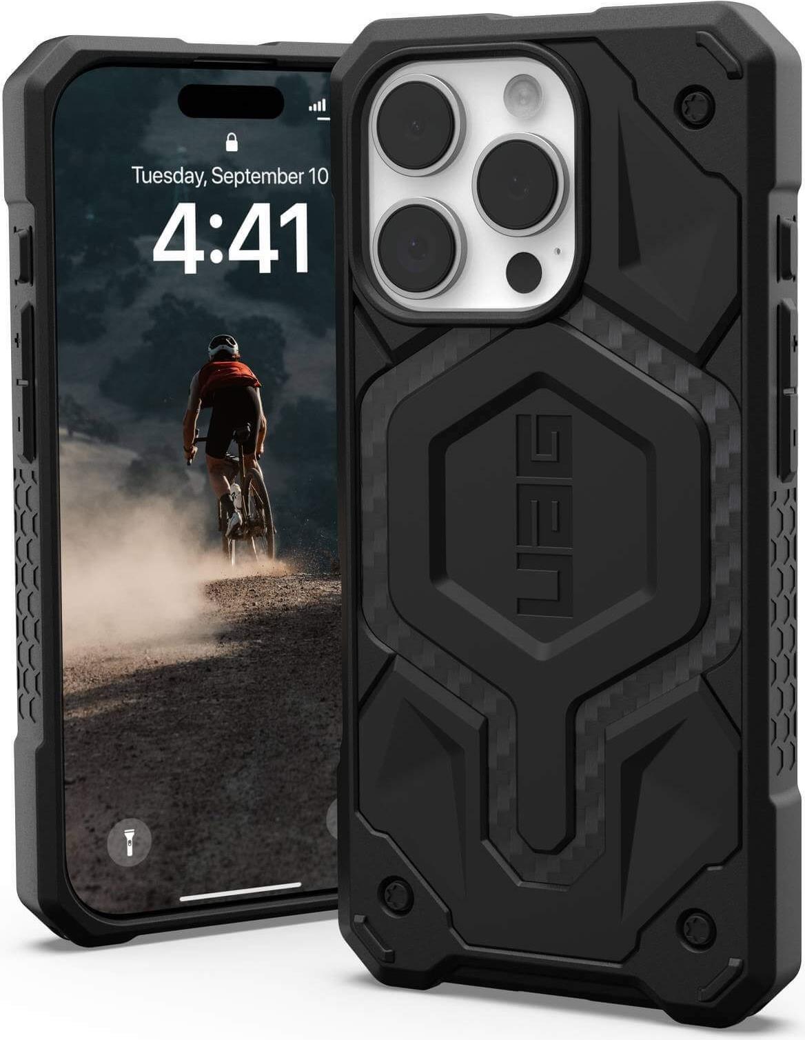 UAG Urban Armor Gear Monarch Case - Apple iPhone 16 Pro - carbon fiber - 114460114242 (114460114242) von Urban Armor Gear