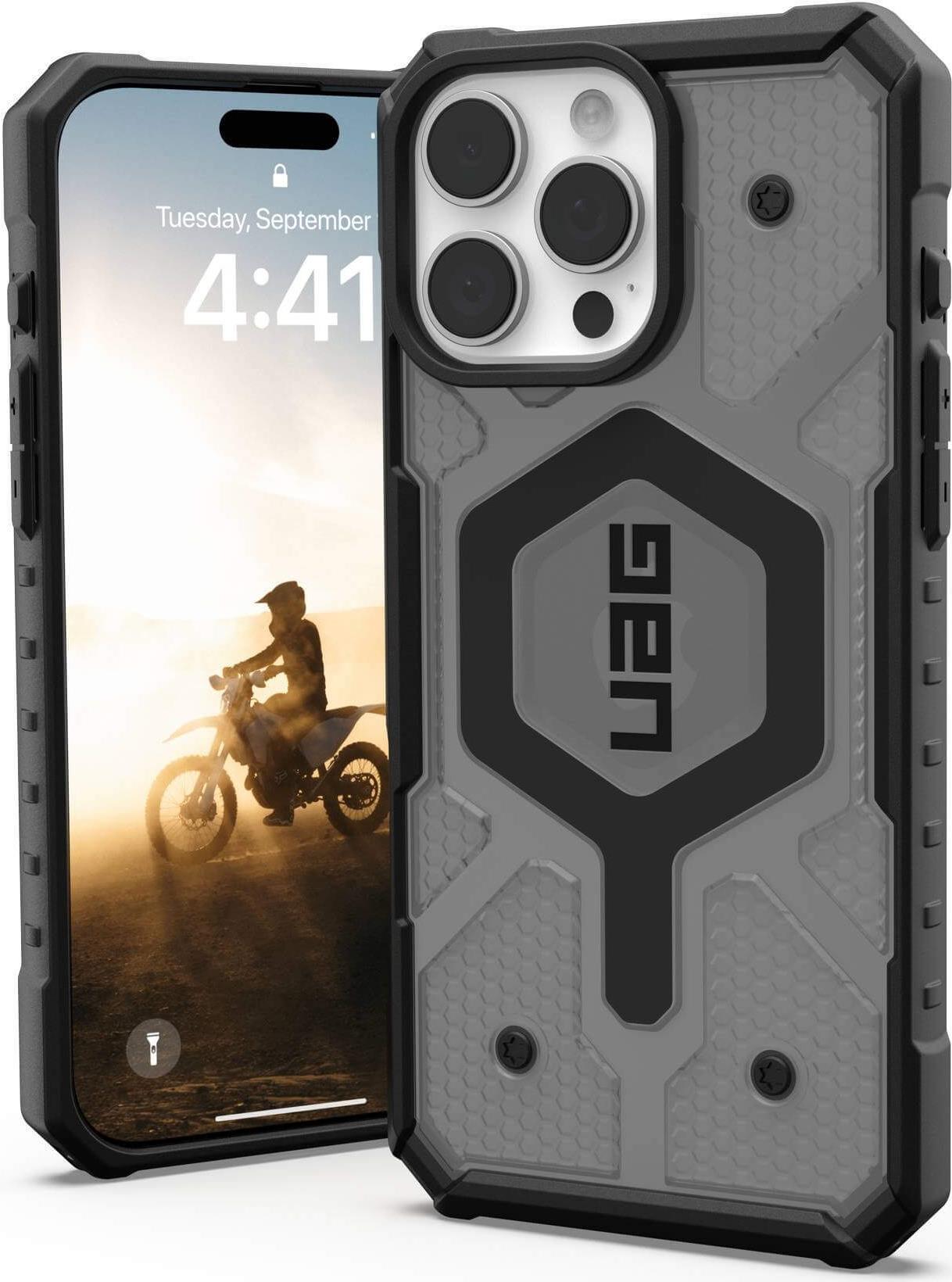 UAG Urban Armor Gear Pathfinder MagSafe Case - Apple iPhone 16 Pro Max - ash (grau transparent) - 114465113131 (114465113131) von Urban Armor Gear