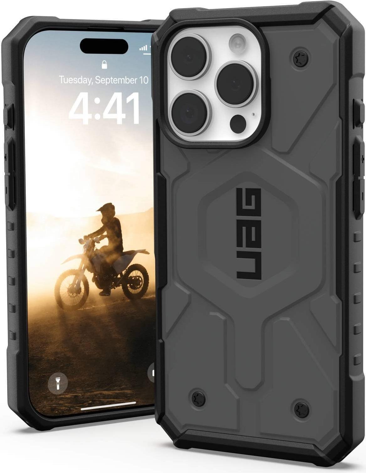 UAG Urban Armor Gear Pathfinder MagSafe Case - Apple iPhone 16 Pro - silber - 114468113333 (114468113333) von Urban Armor Gear