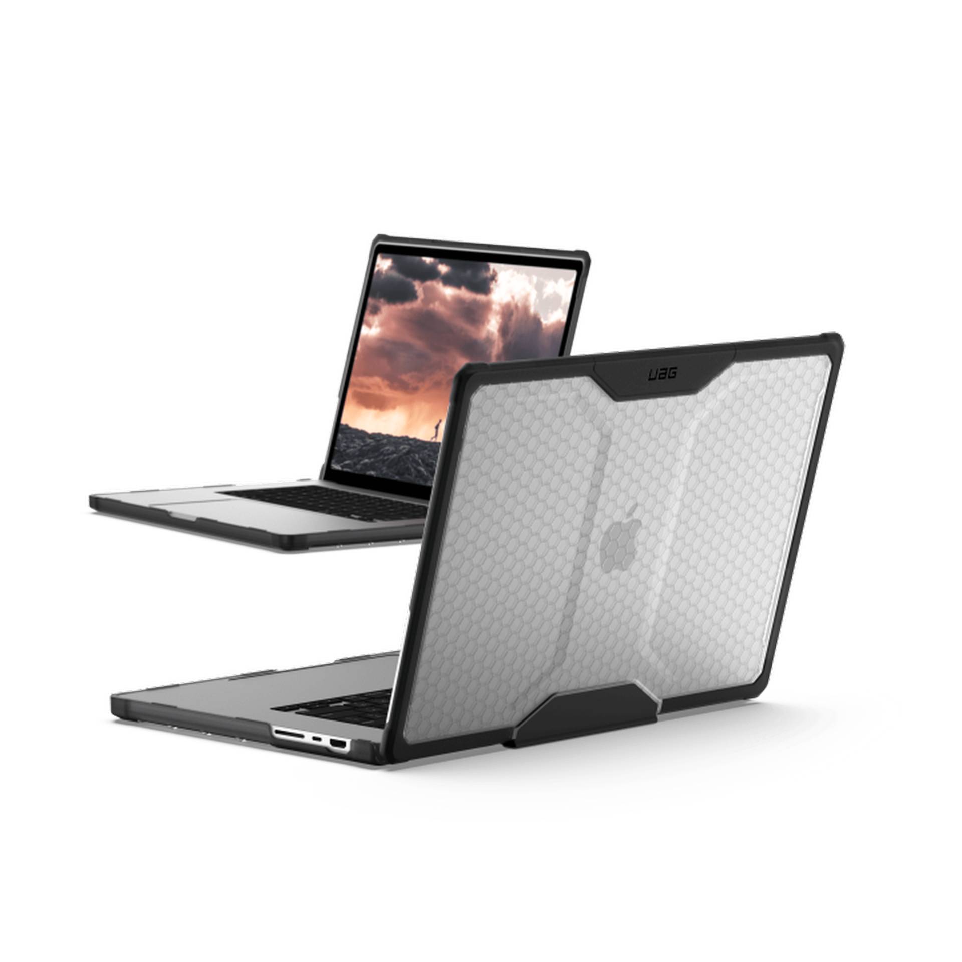 UAG Urban Armor Gear Plyo Case - Apple MacBook Pro 16 (M1 Pro/Max 2021 - M2 Pro/Max 2022) - ice (transparent) - 134003114343 (134003114343) von Urban Armor Gear