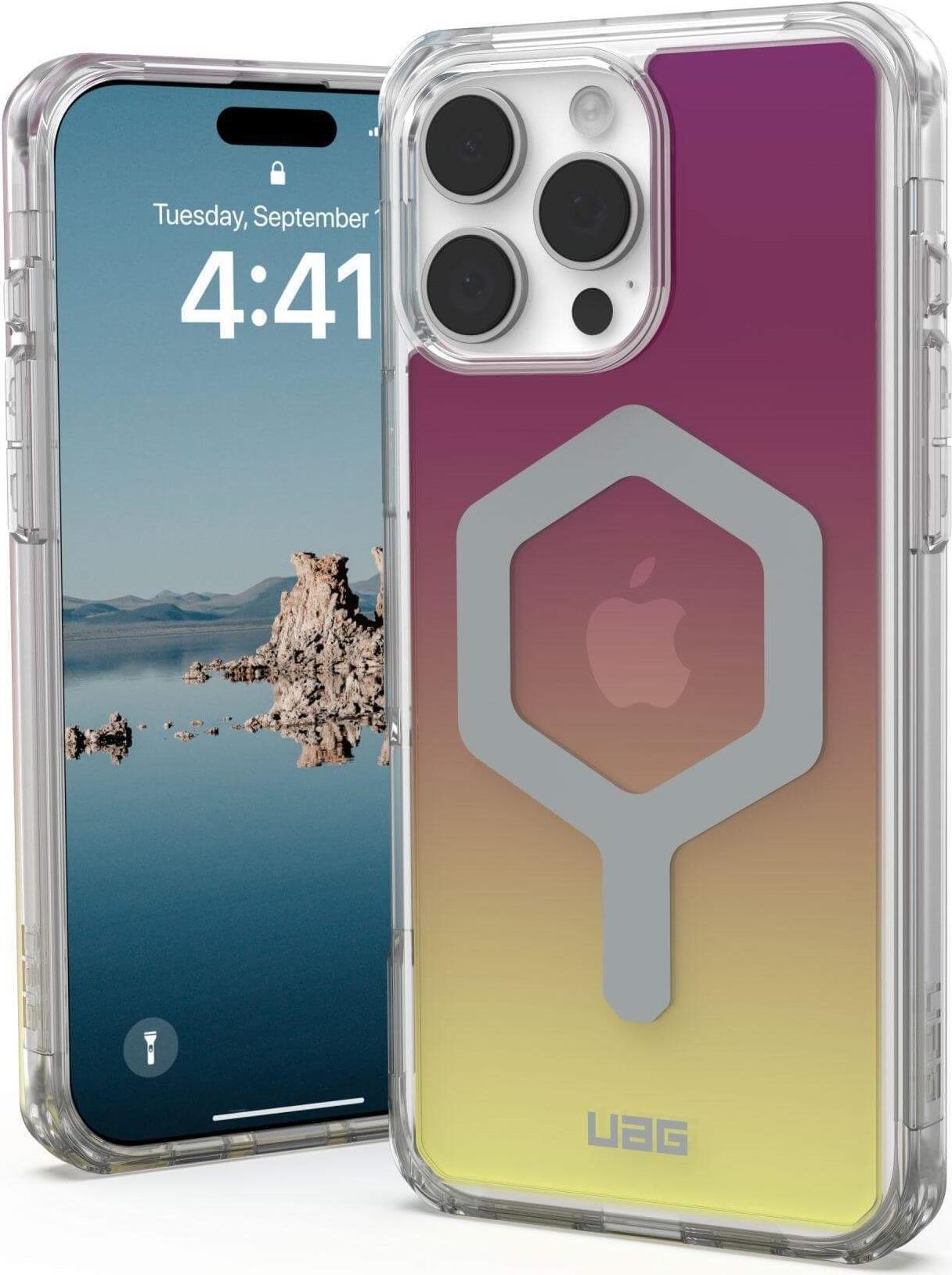 UAG Urban Armor Gear Plyo MagSafe Case - Apple iPhone 16 Pro Max - kastanienbraun-gelb/transparent/Ombre - 114481114780 (114481114780) von Urban Armor Gear