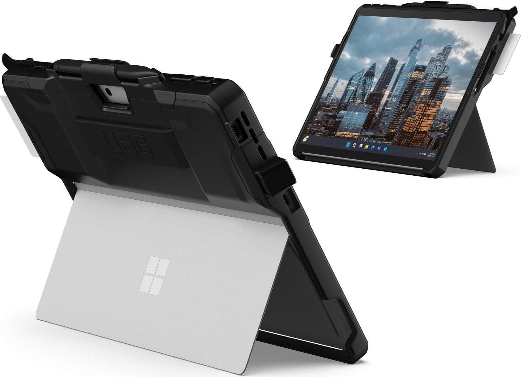 UAG Urban Armor Gear Scout Handstrap Smartcard Case - Microsoft Surface Pro 9, 10, 11 - schwarz - bulk - 32327HBC4040 (32327HBC4040) von Urban Armor Gear