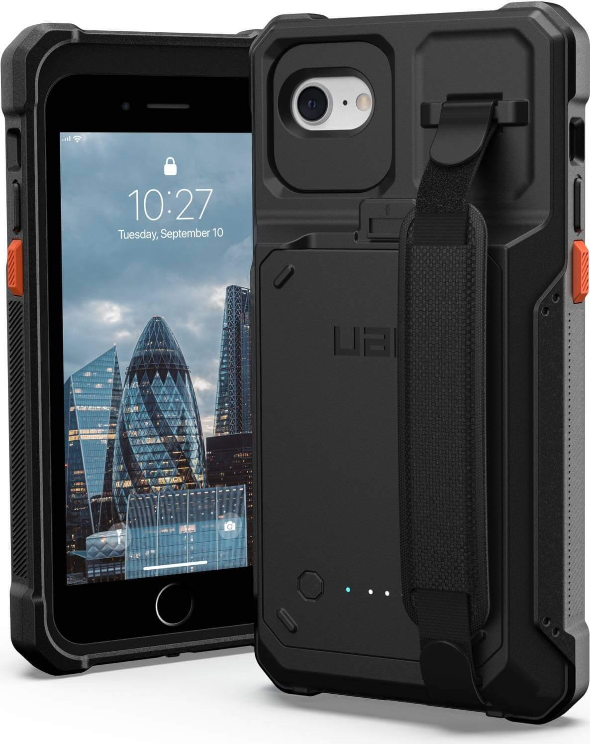 UAG Urban Armor Gear Workflow Battery Case - Apple iPhone SE (2022 & 2020) - schwarz - bulk - 114021BW4040 (114021BW4040) von Urban Armor Gear
