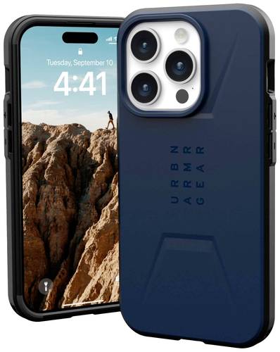 Urban Armor Gear Civilian MagSafe Backcover Apple iPhone 15 Pro Blau MagSafe kompatibel Urban Armor Gear Civilian MagSafe Backcover Apple iPhone 15 Pro Blau MagSafe kompatibel von Urban Armor Gear