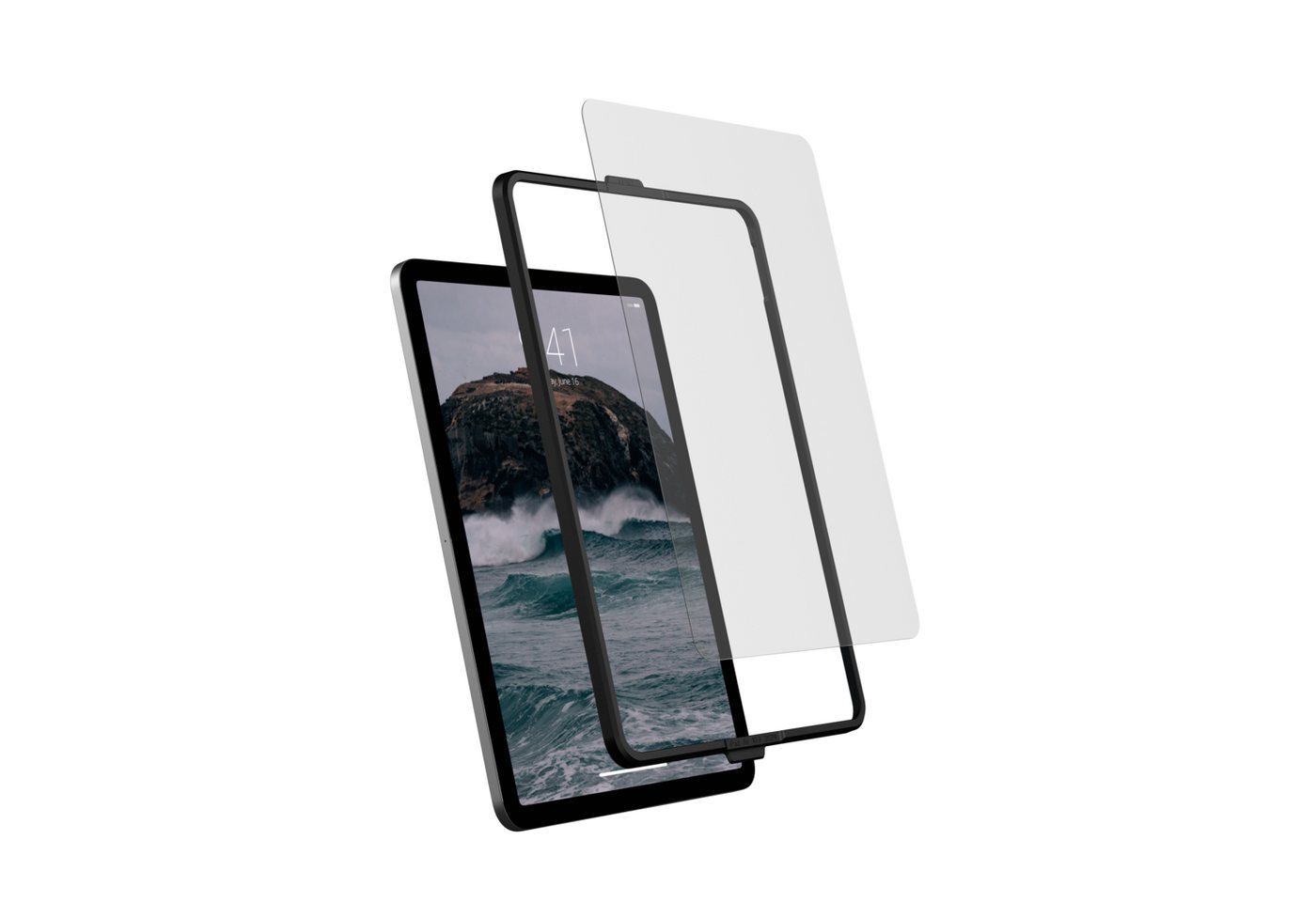 Urban Armor Gear Displayschutzglas Screen Shield Tempered Glass für Apple iPad Pro 13 (M4 - 2024), [Doppelt gehärtetes Glas, Anti-Fingerabdruck] von Urban Armor Gear