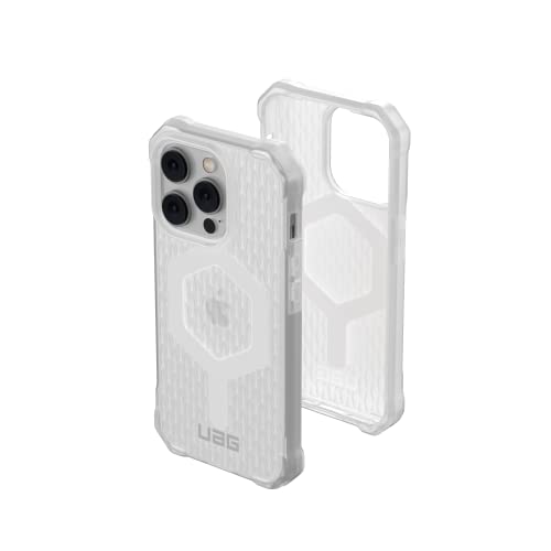 Urban Armor Gear Essential Armor Case kompatibel mit Apple iPhone 14 Pro Silikon-Hülle [Dünnes TPU Case, Wireless Charging/Magnetisches Laden kompatibel, Sturz- und stoßfest] Frosted Ice, 114091110243 von Urban Armor Gear