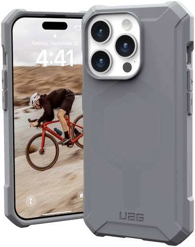 Urban Armor Gear Essential Armor MagSafe Backcover Apple iPhone 15 Pro Silber MagSafe kompatibel von Urban Armor Gear