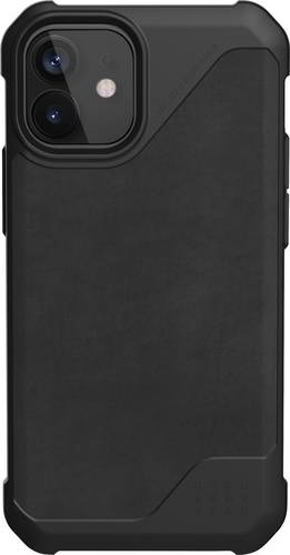 Urban Armor Gear Metropolis Backcover Apple iPhone 12 mini Lederoptik Schwarz Stoßfest, Induktives von Urban Armor Gear