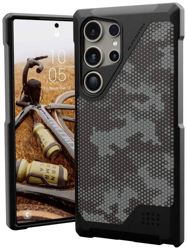 Urban Armor Gear Metropolis LT Backcover Samsung Galaxy S24 Ultra Camouflage, Graphit MagSafe kompat von Urban Armor Gear