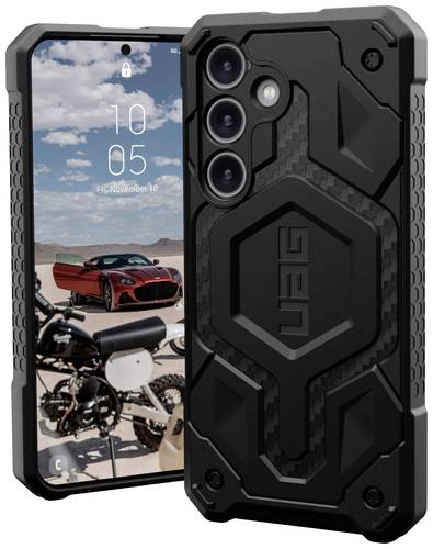 Urban Armor Gear Monarch Backcover Samsung Galaxy S24 Carbon, Schwarz von Urban Armor Gear