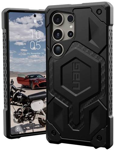 Urban Armor Gear Monarch Backcover Samsung Galaxy S24 Ultra Carbon, Schwarz von Urban Armor Gear