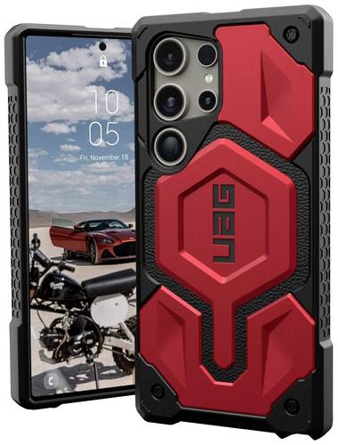 Urban Armor Gear Monarch Pro Backcover Samsung Galaxy S24 Ultra Crimson MagSafe kompatibel von Urban Armor Gear