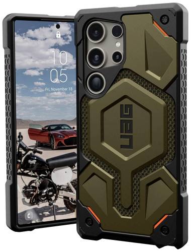 Urban Armor Gear Monarch Pro Backcover Samsung Galaxy S24 Ultra Kevlar®, Grün MagSafe kompatibel von Urban Armor Gear