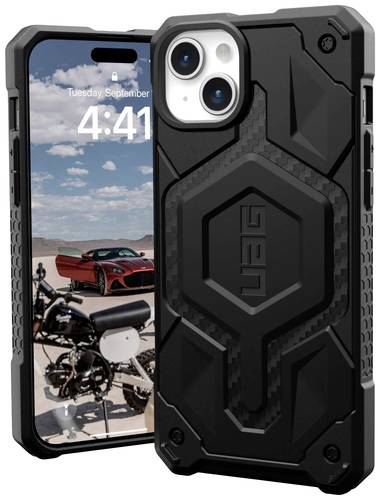 Urban Armor Gear Monarch Pro MagSafe Backcover Apple iPhone 15 Plus Carbon MagSafe kompatibel von Urban Armor Gear