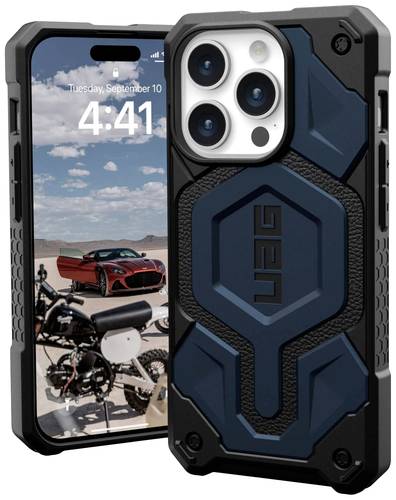 Urban Armor Gear Monarch Pro MagSafe Backcover Apple iPhone 15 Pro Blau MagSafe kompatibel von Urban Armor Gear