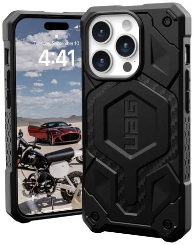 Urban Armor Gear Monarch Pro MagSafe Backcover Apple iPhone 15 Pro Carbon MagSafe kompatibel Urban Armor Gear Monarch Pro MagSafe Backcover Apple iPhone 15 Pro Carbon MagSafe kompatibel von Urban Armor Gear
