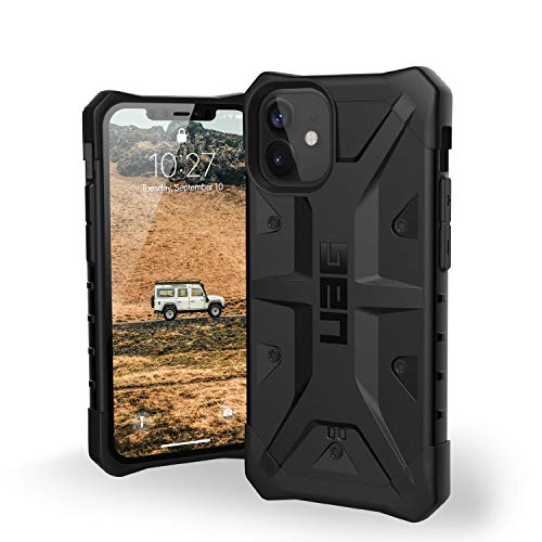 Urban Armor Gear Pathfinder Hülle Apple iPhone 12 Mini (5,4" Zoll) Schutzhülle (Wireless Charging kompatibles Cover, Fallschutz nach Militärstandard, Sturzfeste Handyhülle, Ultra Slim) schwarz von URBAN ARMOR GEAR