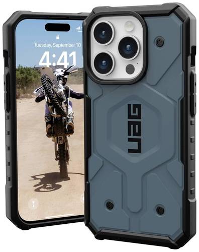 Urban Armor Gear Pathfinder MagSafe Backcover Apple iPhone 15 Pro Tulpenblau MagSafe kompatibel von Urban Armor Gear
