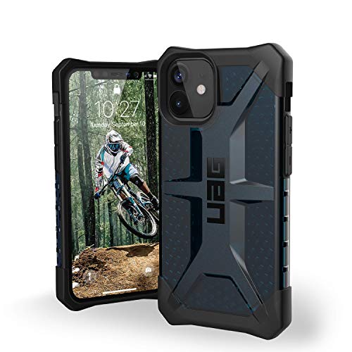 Urban Armor Gear Plasma Hülle Apple iPhone 12 Mini (5,4" Zoll) Schutzhülle (Wireless Charging kompatibles Cover, Sturzfeste Handyhülle, Ultra Slim Bumper) - blau transparent (Mallard) von URBAN ARMOR GEAR