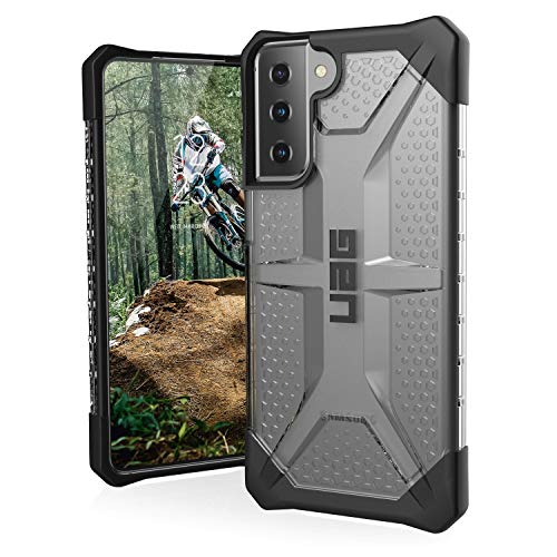 Urban Armor Gear Plasma Schutzhülle Samsung Galaxy S21+ 5G (6,7" Zoll) Hülle (Wireless Charging kompatibles Cover, Sturzfeste Handyhülle, Ultra Slim Bumper) - ice (transparent) von Urban Armor Gear