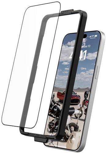 Urban Armor Gear Plus Tempered Glass Displayschutzglas Passend für Handy-Modell: iPhone 15 Pro Max von Urban Armor Gear