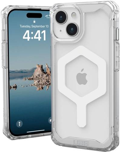 Urban Armor Gear Plyo MagSafe Backcover Apple iPhone 15 Ice, Transparent, Weiß MagSafe kompatibel von Urban Armor Gear