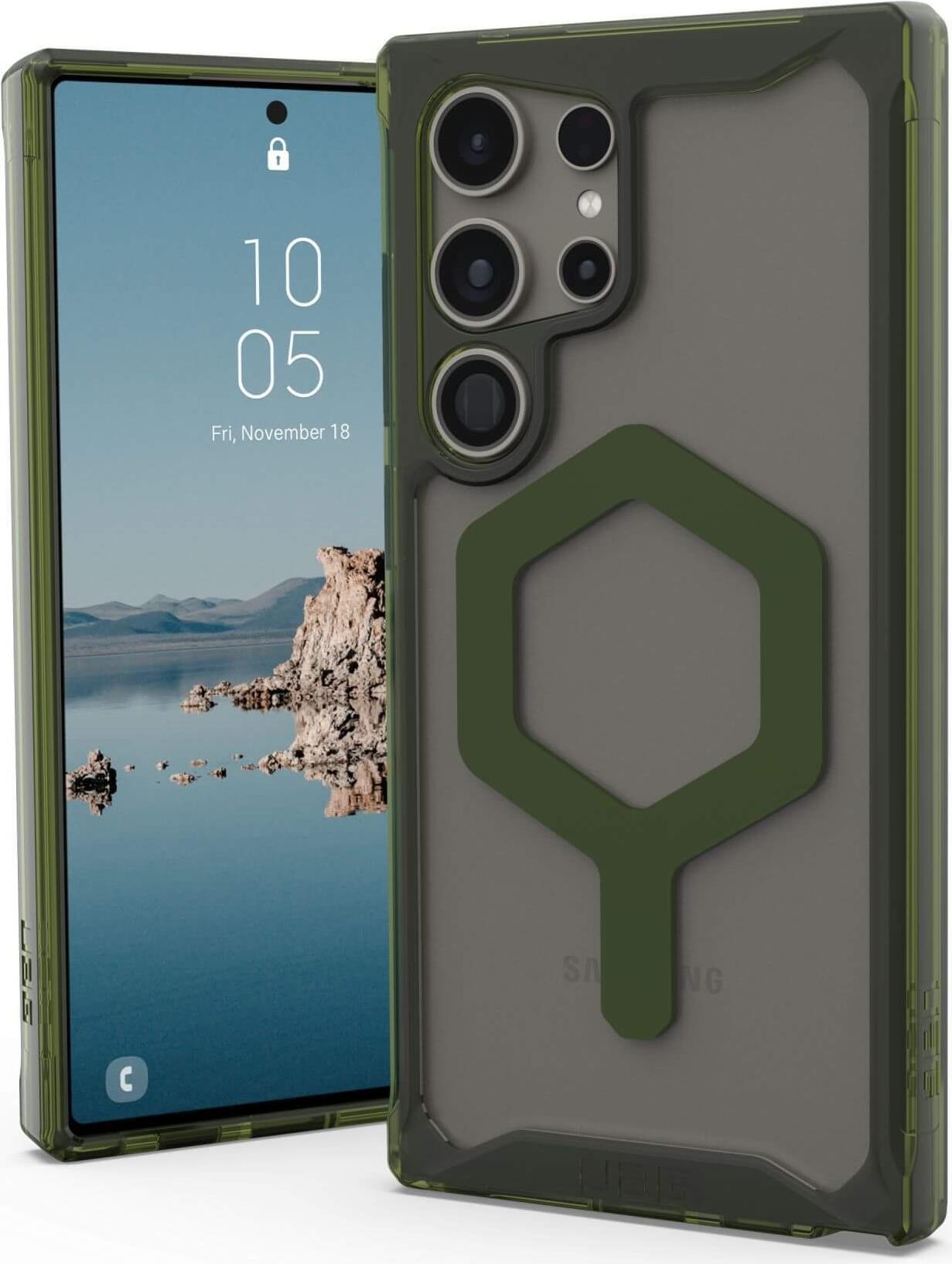 Urban Armor Gear Plyo PRO Case Handy-Schutzhülle 17,3 cm (6.8) Cover Olive - Transparent (214431114372) von Urban Armor Gear