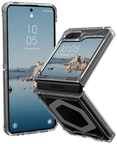 Urban Armor Gear Plyo Pro Case Backcover Samsung Galaxy Z Flip5 Ice, Silber MagSafe kompatibel, Sto� von Urban Armor Gear