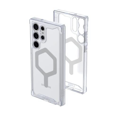 Urban Armor Gear Plyo Pro Schutzhülle Samsung Galaxy S23 Ultra Hülle [Offiziell Designed for Samsung Zertifiziert, Sturzfeste Handyhülle, Wireless Charging kompatibles Cover] Ice (transparent) von URBAN ARMOR GEAR