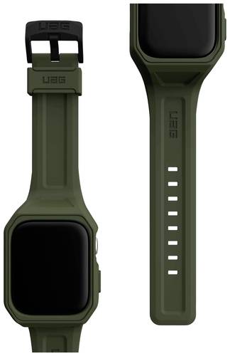 Urban Armor Gear Scout+ Strap & Case Armband + Schutzhülle 45mm Oliv-Drab Watch Series 7, Watch Ser von Urban Armor Gear
