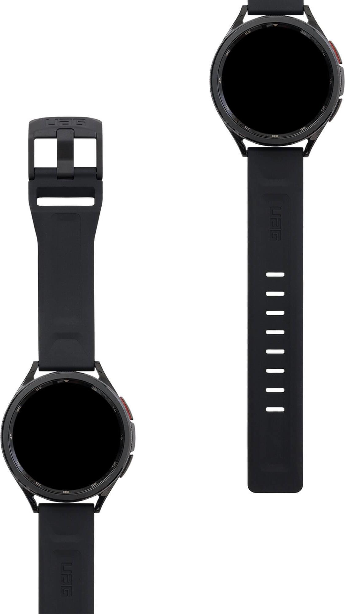 Urban Armor Gear Scout - Band - Smartwatch - Schwarz - Samsung - Designed to fit Galaxy Watch6 40mm and 44mm - Galaxy Watch6 Classic 43mm and 47mm - Galaxy Watch5... - Silikon (294404114040) von Urban Armor Gear