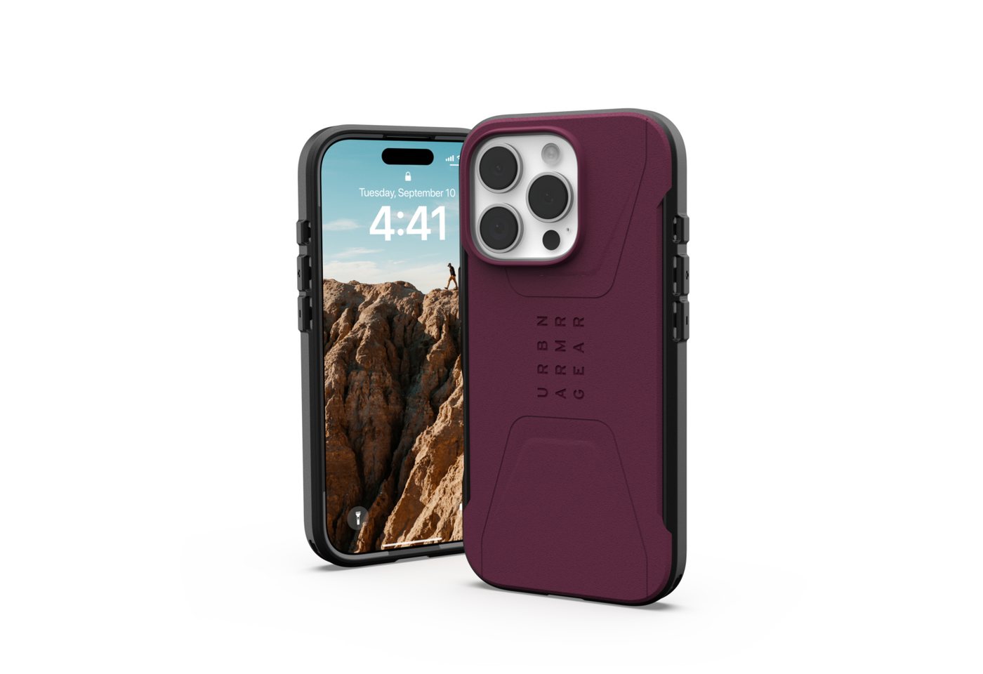 Urban Armor Gear Smartphone-Hülle Civilian MagSafe - iPhone 16 Pro Hülle, [MagSafe optimiert, Fallschutz nach Militärstandard] von Urban Armor Gear