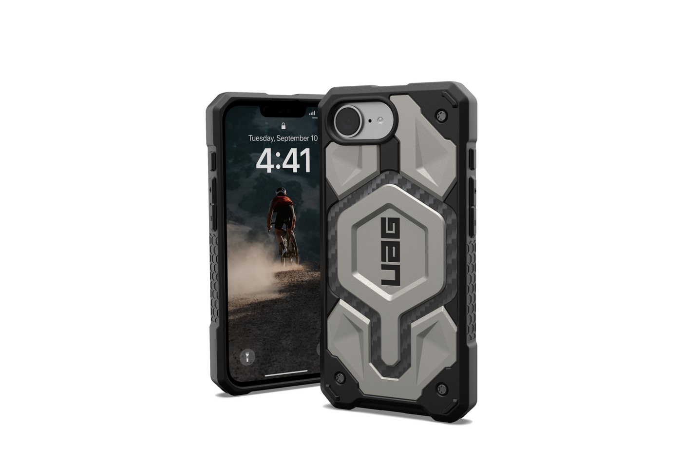 Urban Armor Gear Smartphone-Hülle Monarch Pro - iPhone 16e Hülle MagSafe, [Magnetring, Fallschutz nach Militärstandard] von Urban Armor Gear