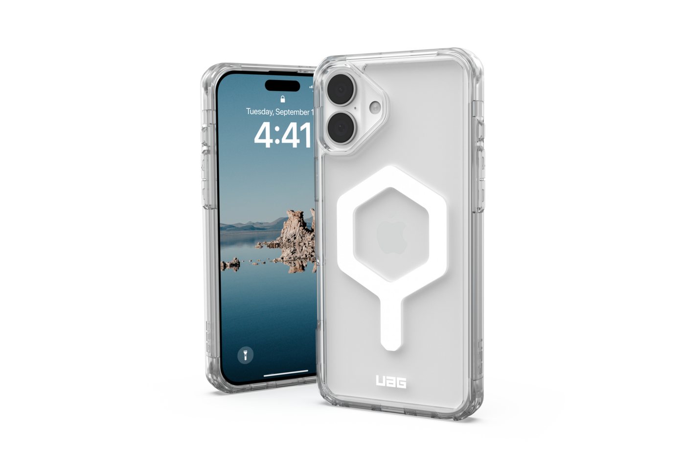 Urban Armor Gear Smartphone-Hülle Plyo - iPhone 16 Plus MagSafe Hülle, [MagSafe optimiert, 4,9 Meter Fallschutz] von Urban Armor Gear