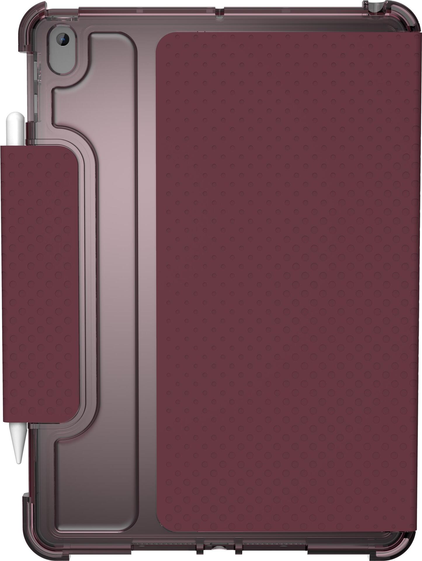 Urban Armor Gear [U] Case for iPad 10.2 (9/8/7 Gen, 2021/2020/2019) - Lucent Aubergine/Dusty Rose - Flip-Hülle für Tablet - Aubergine, Dusty Rose - 10.2 - für Apple 10.2  iPad (7. Generation, 8. Generation) (12191N314748) von Urban Armor Gear