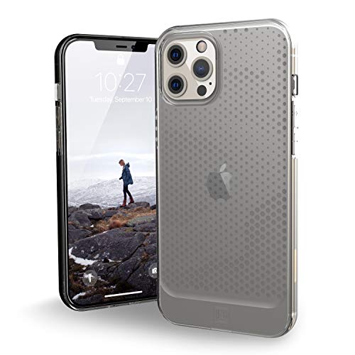 Urban Armor Gear U by UAG [U] Lucent Hülle Apple iPhone 12 Pro Max (6,7" Zoll) Schutzhülle (Halb-transparentes Case, Wireless Charging kompatibel, Ultra Slim Bumper) - Ice (transparent), 11236N314343 von Urban Armor Gear