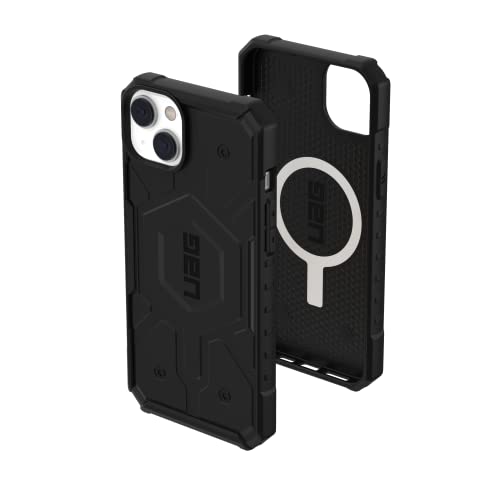 Urban Armor Gear UAG Pathfinder Case kompatibel mit Apple iPhone 14 Plus [Wireless Charging/Magnetisches Aufladen kompatibel, Fallschutz nach Militärstandard] schwarz von URBAN ARMOR GEAR