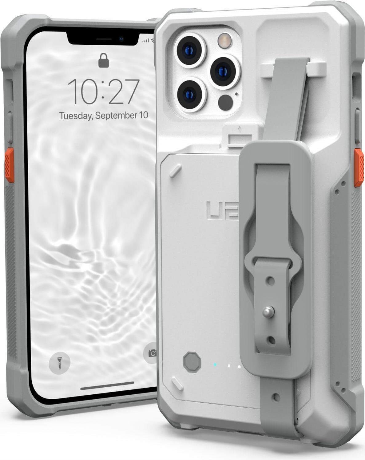 Urban Armor Gear UAG iPhone 15 Workflow Batt Case WH/GR (114028BW4130) von Urban Armor Gear