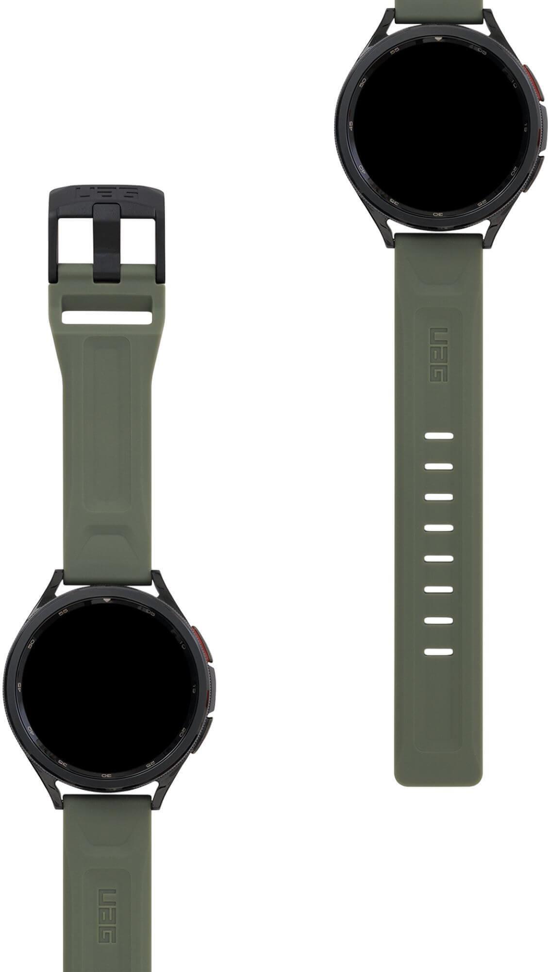Urban Armor Gear Universal Scout - Band - Smartwatch - Grün - Samsung - Designed to fit Galaxy Watch6 40mm and 44mm - Galaxy Watch6 Classic 43mm and 47mm - Galaxy Watch5... - Silikon (294404117245) von Urban Armor Gear